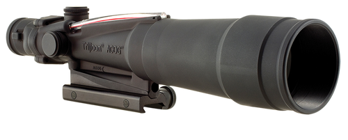Trijicon 100173 ACOG  Black Hardcoat Anodized 5.5x50mm Illuminated Red Chevron .223/5.56 BDC Reticle