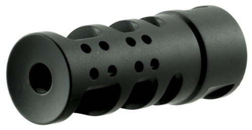 Spikes Tactical SBV1065 R2 Muzzle Brake Black Nitride 416R Stainless Steel with 1/2"-28 tpi Threads for 5.56x45mm NATO