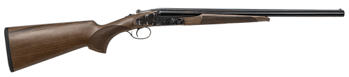 CZ-USA 06417 Sharp-Tail Coach 12 Gauge 3" 2rd 20" Black Hard Chrome Side-by-Side Barrel, Color Case Hardened Metal Finish, Turkish Walnut Stock Includes Fixed Chokes