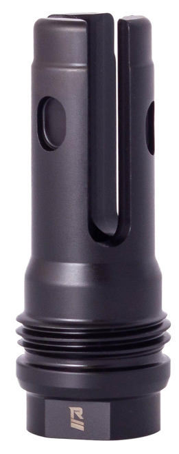 Rugged Suppressor FH003 R3L Flash Mitigation System Black with 5/8"-24 tpi Threads & 2.60" OAL for 7.62mm Radiant762, Surge762, Razor762 & Micro30 Suppressors