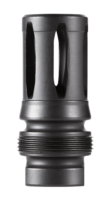 Dead Air DA122 Xeno Flash Hider Black Nitride 4140 Steel with 5/8"-24 tpi Threads, 2.16" OAL & .99" Diameter