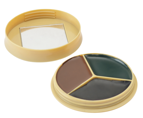 HME CMOFP3 Camo Face Paint Kit Black/Brown/Dark Green