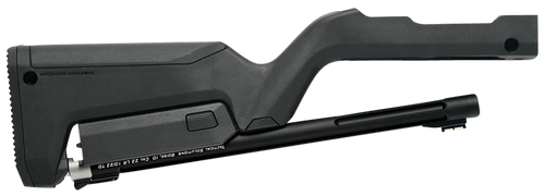 Tactical Solutions TDCMBBBLK X-Ring Takedown Barrel and Stock Combo 22 LR 16.50" Matte Black Fluted & Threaded with Fiber Optic Sight, Black Magpul Backpacker Stock Fits Ruger 10/22 Takedown