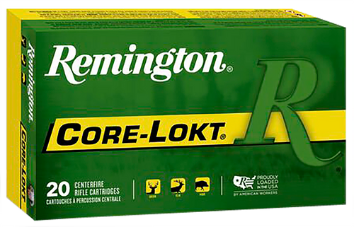 Remington Ammunition 22189 Core-Lokt  338WinMag 225gr Pointed Soft Point 20 Per Box/10 Case