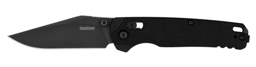 Kershaw 6106BLK Bel Air  3.05" Folding Clip Point Plain Black PVD CPM MagnaCut Steel Blade, Black Textured G10 Handle