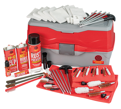 Shooters Choice 900MC Bullseye Box Cleaning Kit Multi-Caliber/12 Gauge Firearm Type Universal Nylon/Bronze/Stainless Steel Bristle