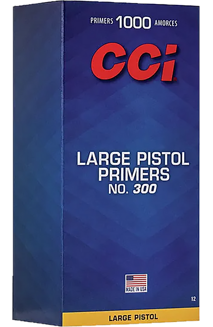 CCI 0012 Standard Pistol No. 300 Large Pistol Multi Caliber Handgun 1000/Box