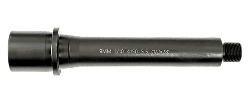 Lead & Steel Llc LS9MM5.5-28 AR9  9mm Straight Profile Black Nitride Chrome Moly Vanadium