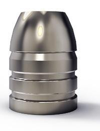 Lee Round Flat Nose Pistol Mould - Double Cavity (Handles Included) .452" 255 gr