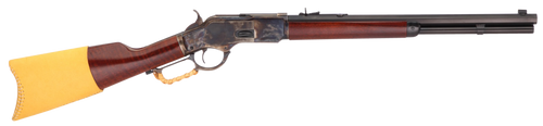 Taylors & Company 550172COM 1873 Comanchero 45 Colt (LC) Caliber with 10+1 Capacity, 20" Blued Barrel, Color Case Hardened Metal Finish & Walnut Straight Stock Right Hand (Full Size)