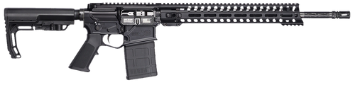 Patriot Ordnance Factory 02419 Rogue DI 308 Win 20+1 18.50" Picatinny Rail Receiver, M-LOK/Picatinny Rail Handguard, Black Polymer Stock & Grip