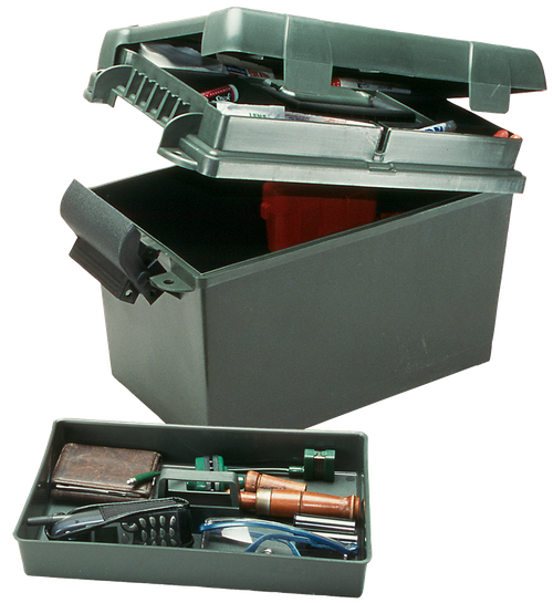 MTM Case-Gard SPUD111 Sportsmen's Plus Utility Dry Box Forest Green Polypropylene