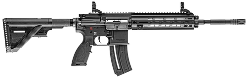 HK 81000401 HK 416  22 LR 20+1 16.10" Black Steel Threaded Barrel Aluminum w/M-LOK & Picatinny Rail Black Aluminum Receiver Black Retractable Stock Right Hand