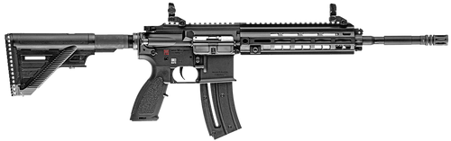 HK 81000401 HK 416  22 LR 20+1 16.10" Black Steel Threaded Barrel Aluminum w/M-LOK & Picatinny Rail Black Aluminum Receiver Black Retractable Stock Right Hand