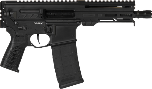 CMMG 30A0E33AB Dissent  300 Blackout 30+1 6.50", Black Cerakote Rec, OEM Grip, Picatinny Buffer Adapter, Zeroed Drop-In Single Stage Trigger