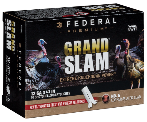 Federal PFCX139F5 Premium Grand Slam 12Gauge 3.50" 2oz 5Shot 10 Per Box/25 Case