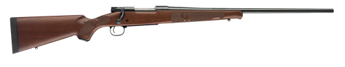 Winchester Guns 535200255 Model 70 Featherweight 300 WSM Caliber with 3+1 Capacity, 24" Barrel, Brushed Polish Blued Metal Finish & Satin Walnut Fixed Feather Checkered Stock Right Hand (Full Size)