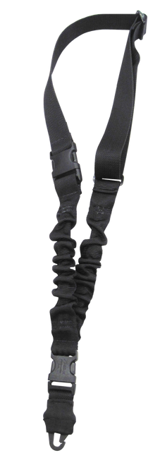 Tacshield T6010BK Shock Sling Black Webbing Single-Point Rifle/Shotgun