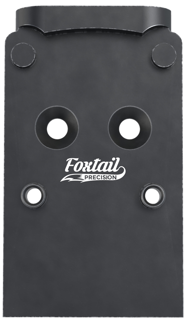 Foxtail Precision 100006 Red Dot Adapter Plate for Optics-Ready Pistol  Black Anodized Glock MOS