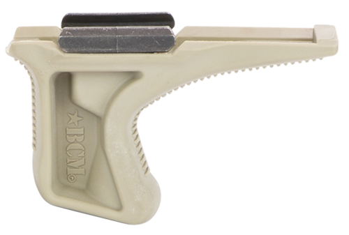 BCM KAG1913FDE BCMGunfighter Kinesthetic Angled Grip Made of Polymer With Flat Dark Earth Textured Finish for Picatinny Rail