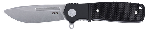 CRKT K246KXP Homefront  EDC Compact 2.91" Folding Aluminum/G10 Plain Stonewashed S35VN SS Blade, Black G10 Handle