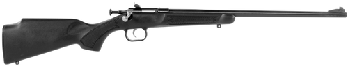 Crickett KSA2280 Youth  22 WMR 1rd 16.12" Blued Barrel & Receiver, Fixed Front/Adjustable Rear Peep Sights, Black Synthetic Stock w/11.5" LOP, Rebounding Firing Pin Safety