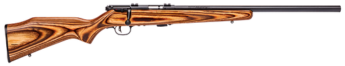 Savage Arms 25700 Mark II BV Full Size 22 LR 5+1 21" Matte Black Heavy Button Rifled Barrel, Matte Black Drilled & Tapped Carbon Steel Receiver, Satin Brown Fixed Laminate Stock, Right Hand