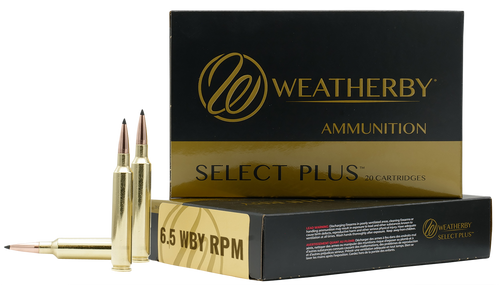 Weatherby B65RPM127LRX Select Plus  6.5WBYRPM 127gr Barnes LRX Lead Free 20 Per Box/10 Case