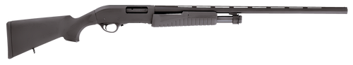 Escort HEFH12280501 Field Hunter  Full Size 12 Gauge Pump 3" 4+1 28" Black Vent Rib Barrel, Black Anodized Aluminum Grooved Receiver, Fixed Black Synthetic Stock, Right Hand