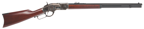 Cimarron CA282 1873 Sporting Full Size 45 Colt (Long Colt) 13+1 24" Blued Octagon Barrel, Color Case Hardened Stainless Steel Receiver, Fixed Walnut Stock, Right Hand
