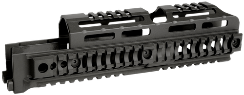 Midwest Industries MIAKALPHAQR10  AK Alpha Black 6061 Aluminum AK-47/AK-74 10.0" Long