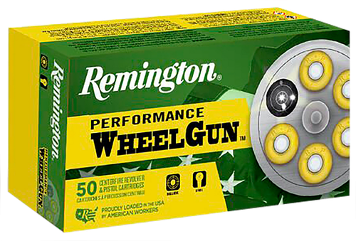 Remington Ammunition 22271 Performance WheelGun  38Special 158gr Lead Semi Wadcutter 50 Per Box/10 Case
