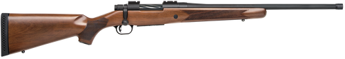 Mossberg 28043 Patriot  Full Size 450 Bushmaster 4+1 20" Matte Blued Fluted Threaded Barrel, Drilled & Tapped Matte Blued Stainless Steel Receiver, Walnut Fixed Stock, Right Hand