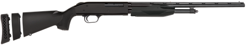 Mossberg 50358 510 Super Bantam Youth 410 Gauge Pump 3" 2+1 18.50" Blued Vent Rib Steel Barrel, Blued Steel Receiver, Black Synthetic Stock w/Adjustable LOP Spacer