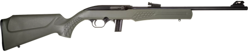 Rossi RS22L1811OD RS22  Semi-Auto 22 LR Caliber with 10+1 Capacity, 18" Barrel, Matte Black Metal Finish & Monte Carlo OD Green Synthetic Stock Right Hand (Full Size)
