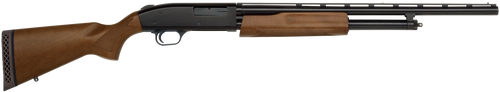 Mossberg 54132 500 Bantam Youth 20 Gauge Pump 3" 5+1 22" Blued Vent Rib Barrel, Blued Steel Receiver, Fixed Hardwood Stock, Right Hand, Accu-Set Chokes