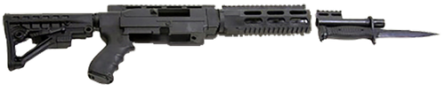 Archangel AA556R AR-15 Style Conversion Stock Black Synthetic 6 Position for Ruger 10/22