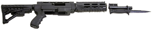 Archangel AA556R AR-15 Style Conversion Stock Black Synthetic 6 Position for Ruger 10/22