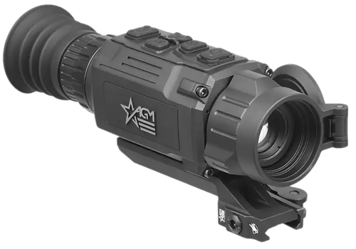 AGM Global Vision 314218550203R921 Rattler V2 19-256 Thermal Black 2.5-20x 19mm Multi Reticle, Digital 1x/2x/4x/8x Zoom 256x192, 50 Hz Resolution
