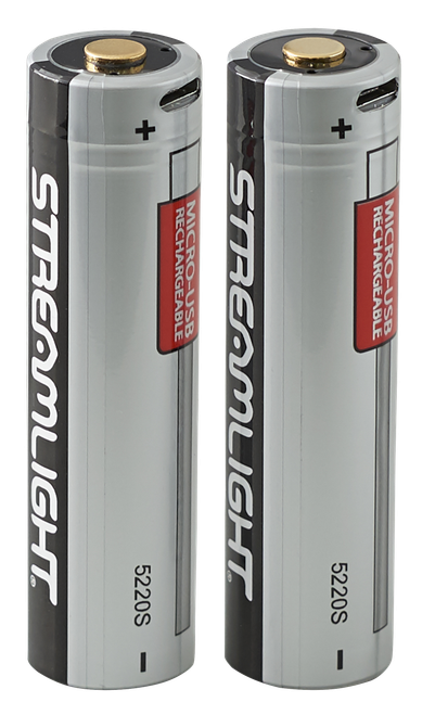 Streamlight 22102 SL-B26  Silver/Black 2,600 mAh Fits PolyTac X USB/ProTac X 90 X USB (2) Single Pack