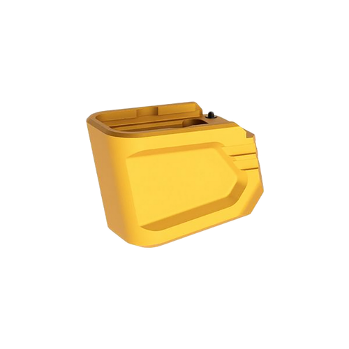 Tyrant CNC TDG19MAGEXGLD  Magazine Extension Fits Glock 19/23 Gen 4/5 Gold Aerospace Grade Aluminum