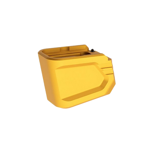 Tyrant CNC TDG19MAGEXGLD  Magazine Extension Fits Glock 19/23 Gen 4/5 Gold Aerospace Grade Aluminum