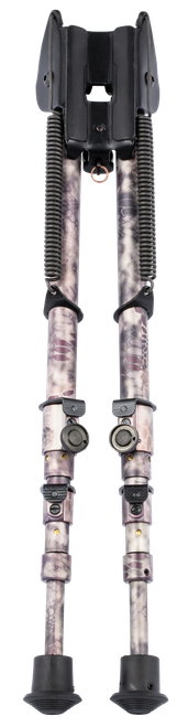 Harris Bipods 25C Non-Swivel 25C Swivel Stud, 13.50"-27", Kryptek Highlander Steel/Aluminum, Rubber Feet