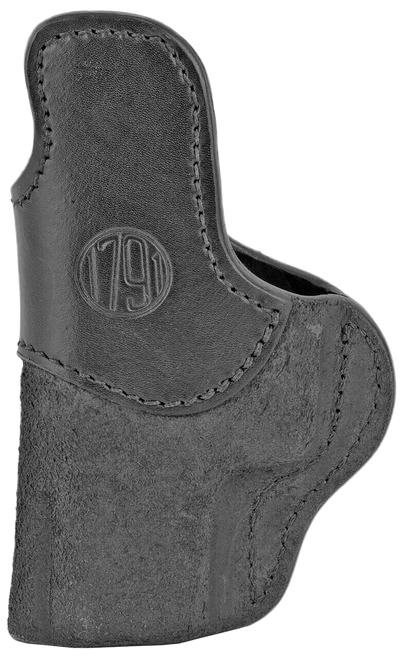 1791 Gunleather RCH4BLKR RCH  IWB Size 04 Black Leather Belt Clip Compatible w/Glock 17/S&W M&P Shield/Springfield XD Right Hand