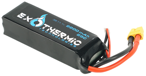 Exothermic Technologies BATTERY2200 Spare Battery  Black 11.1 Volts Lithium Polymer 2200 mAh