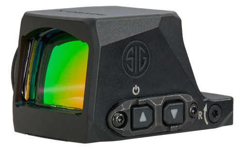 Sig Sauer Electro-Optics SORX1490 Romeo-X Enclosed Compact Black 1x24mm 6MOA Green Dot Reticle RX Footprint Mount