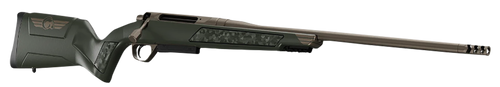 Christensen Arms 8011500400 Evoke  Full Size 270 Win 4+1 22" Burnt Bronze Cerakote #4 Contour Threaded Barrel, Gray w/Bronze Logo Hybrid Hunter w/Picatinny Rail Synthetic Stock