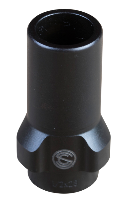 SilencerCo AC2607 3-Lug Muzzle Device 9mm Luger 1/2"-36 tpi Steel