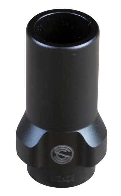 SilencerCo AC2607 3-Lug Muzzle Device 9mm Luger 1/2"-36 tpi Steel