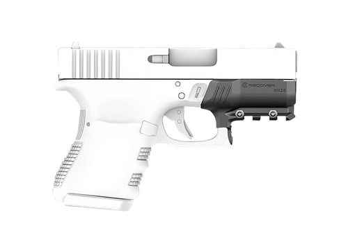Recover Tactical GR2601 Rail Adapter for Glock 26 and 27  Black